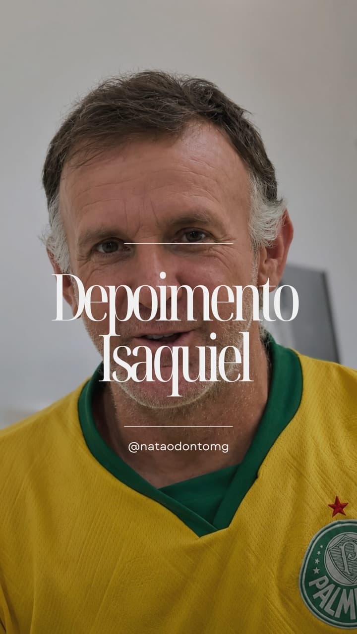 Sr. Isaquiel, paciente da Nata Odontologia
